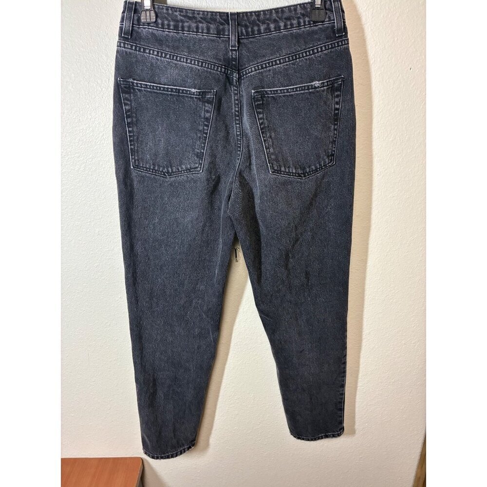 Topshop Moto Mom Denim Jeans Skinny Black Size 28x30 - Picture 2 of 7